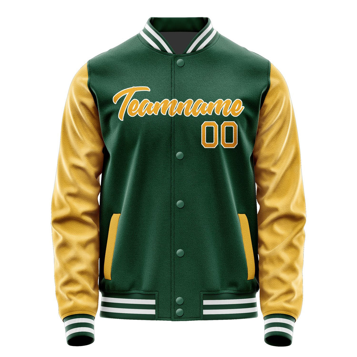 Custom Green Yellow Jacket JA0505190518B21819