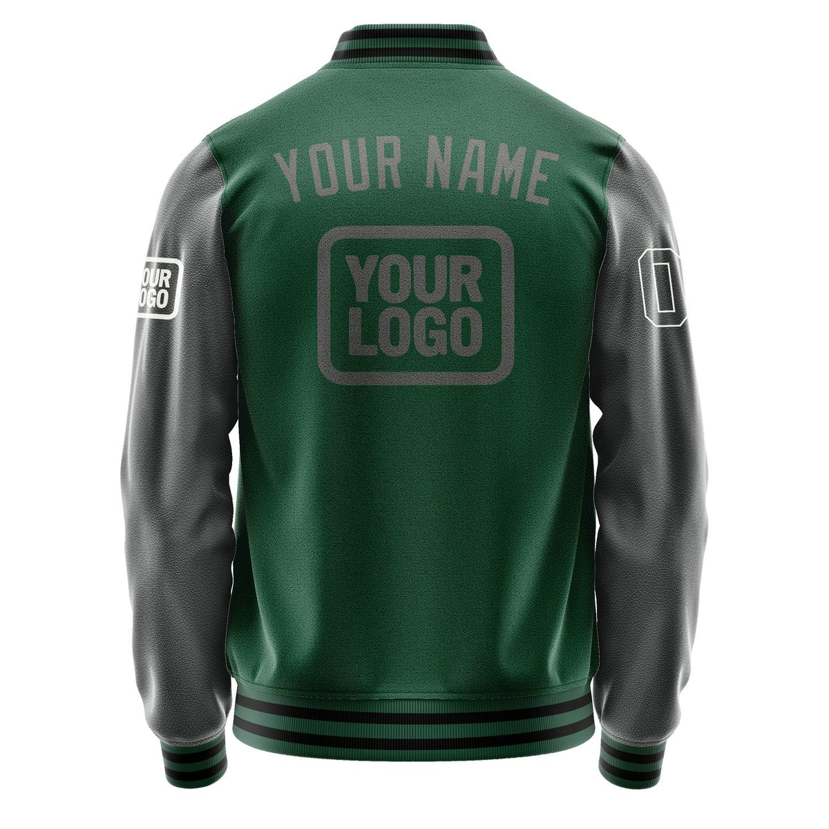 Custom Green Dark Grey Jacket JA050520051718202018