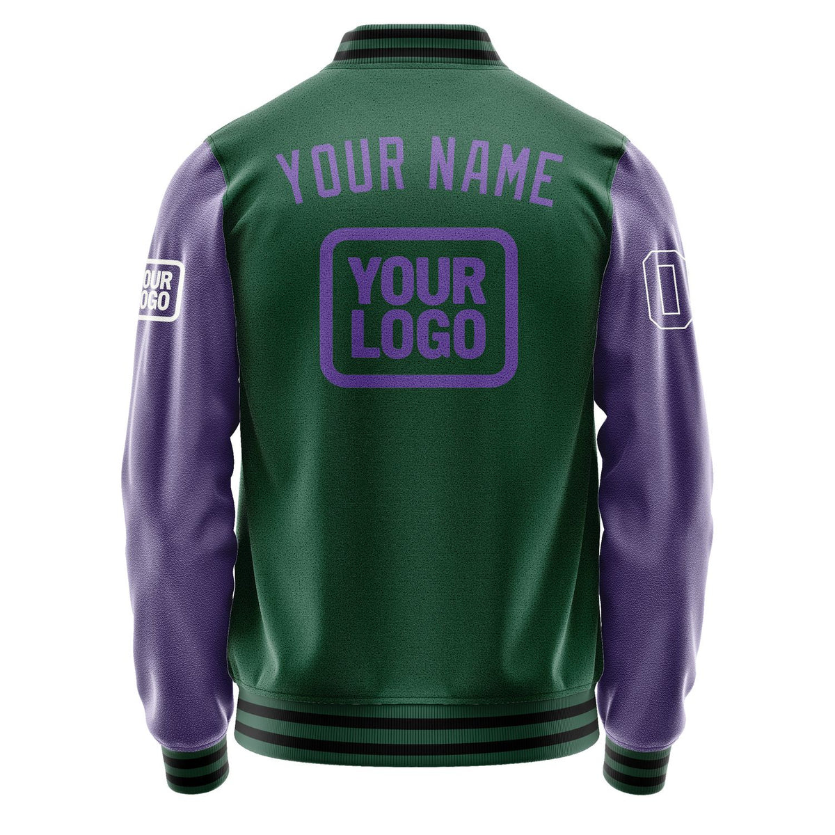 Custom Green Light Purple Jacket JA050523051718232318