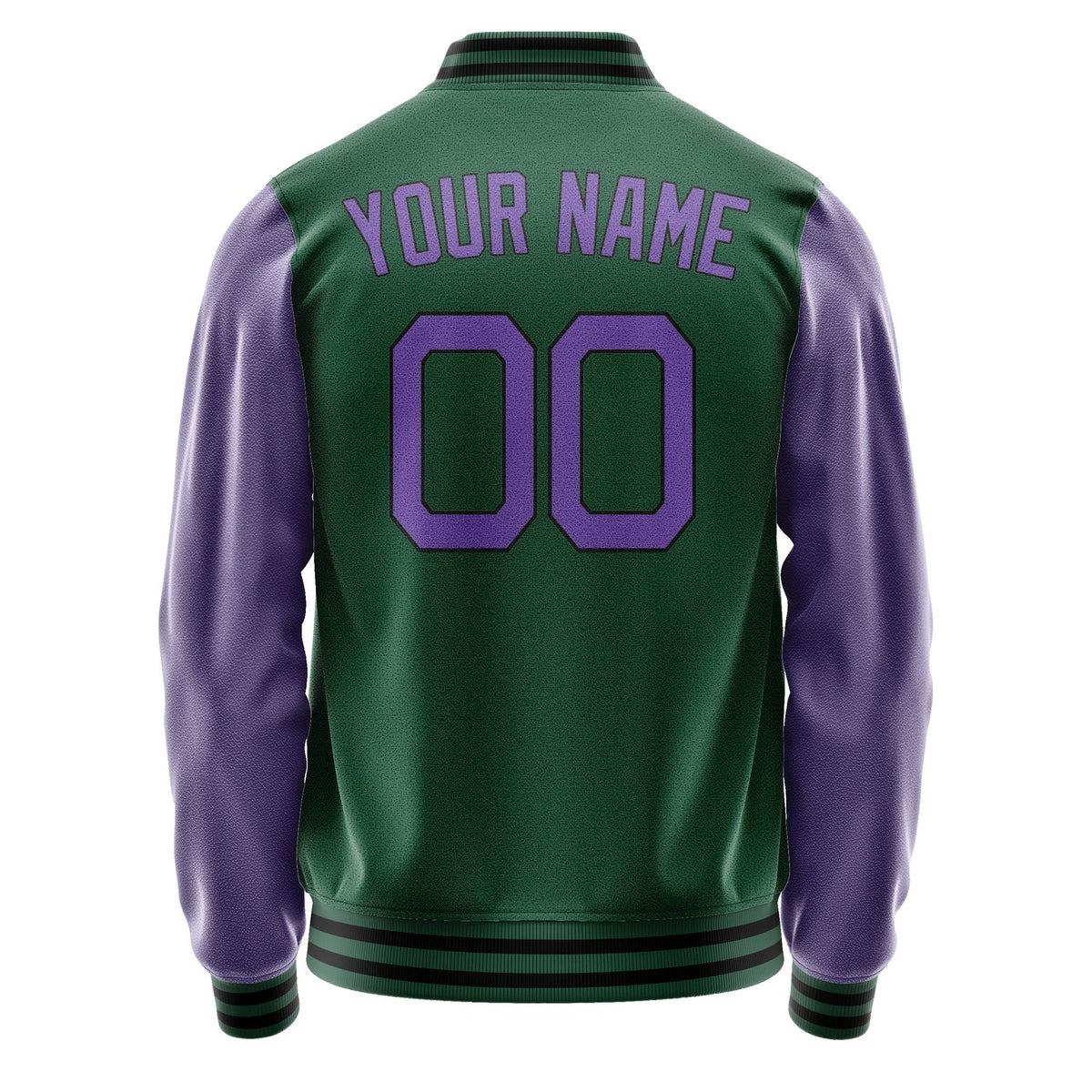 Custom Green Light Purple Jacket JA0505230517B21723