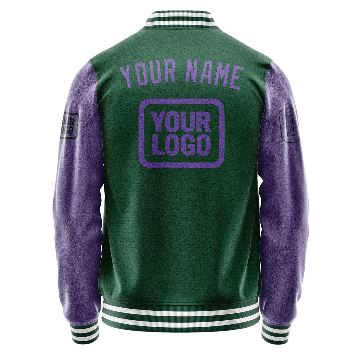 Custom Green Light Purple Jacket JA050523051817232317