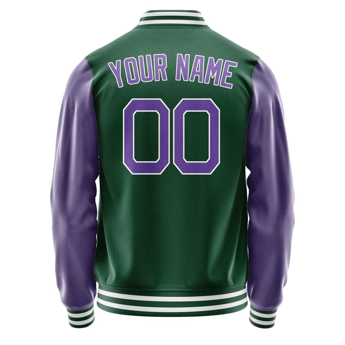 Custom Green Light Purple Jacket JA0505230518B21823