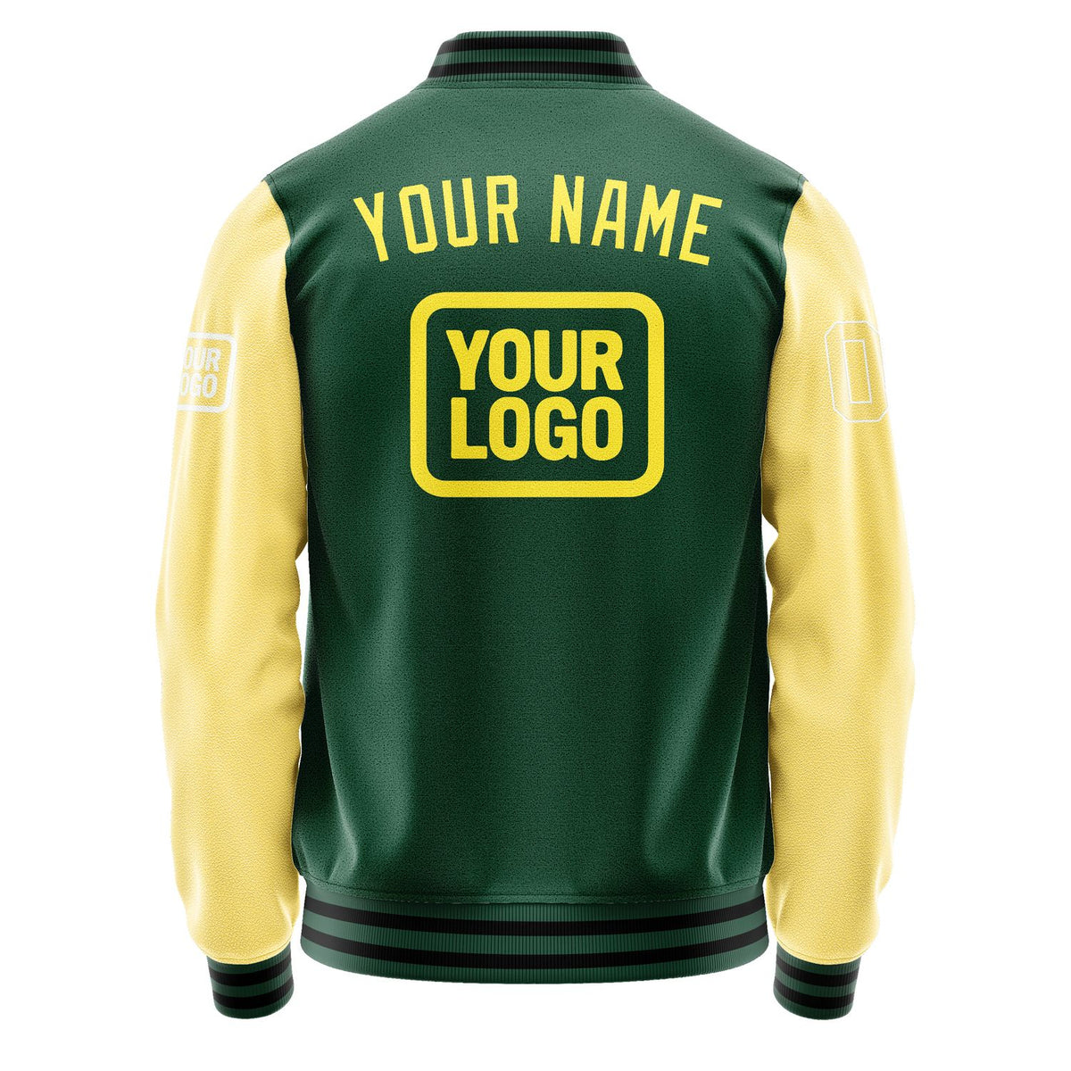 Custom Green Light Yellow Jacket JA050526051718262618