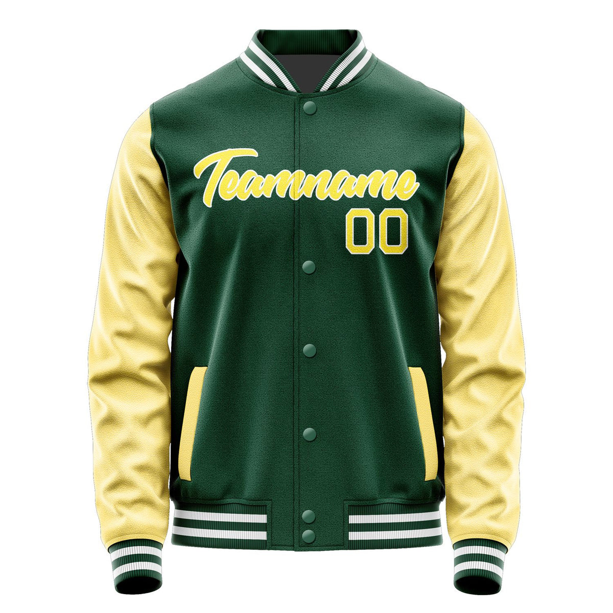 Custom Green Light Yellow Jacket JA0505260518B21826