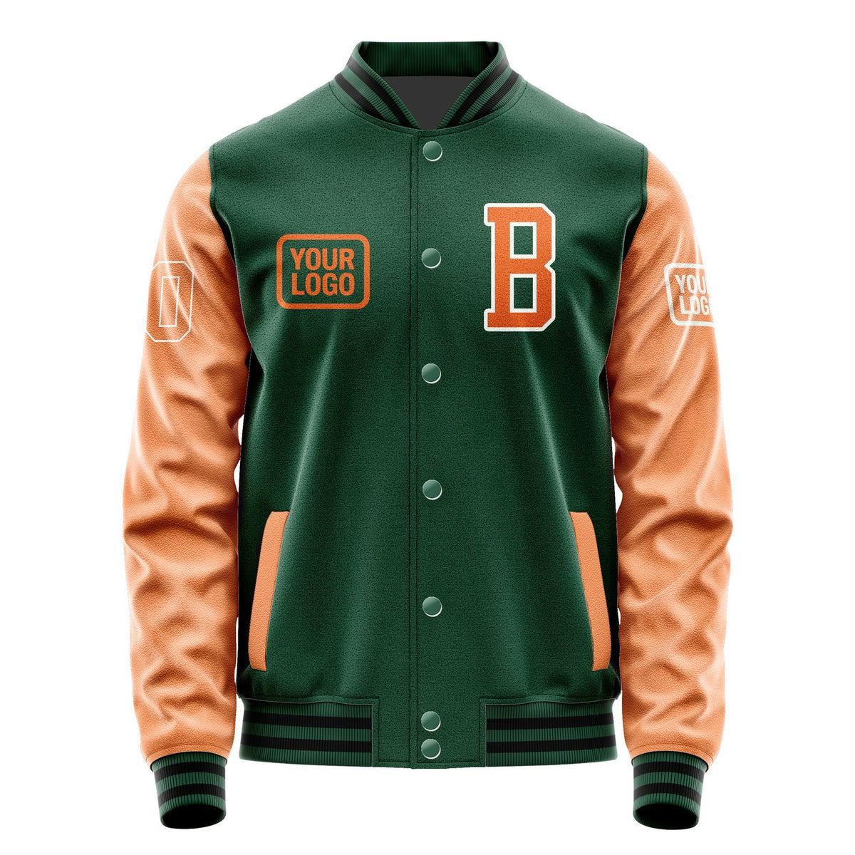 Custom Green Orange Jacket JA050528051718282818