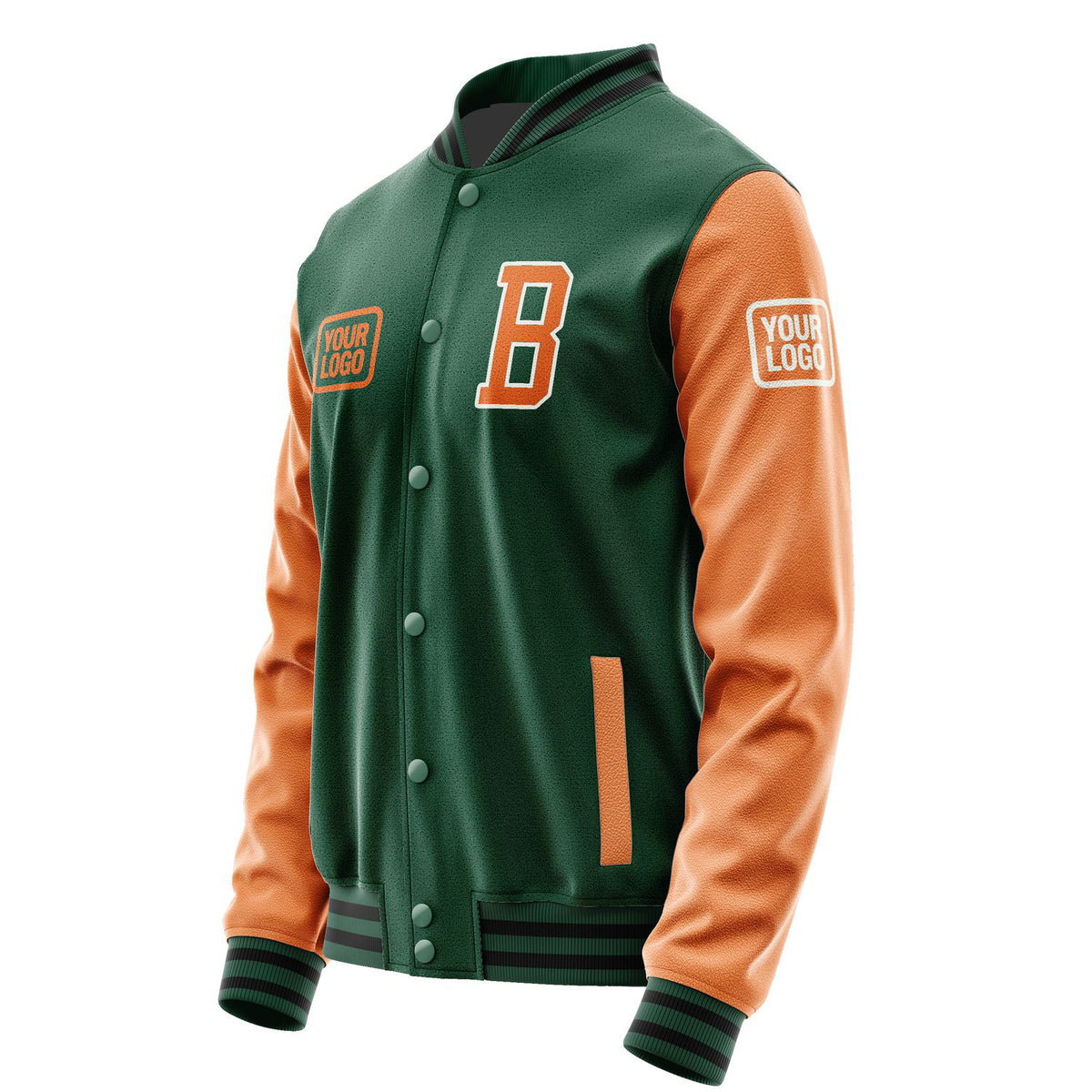 Custom Green Orange Jacket JA050528051718282818