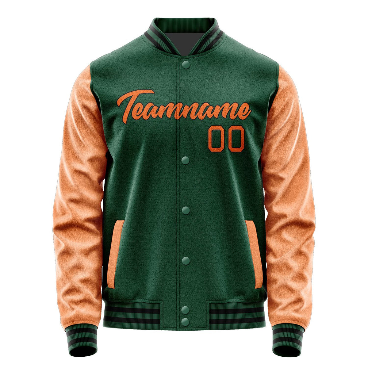 Custom Green Orange Jacket JA0505280517B21728