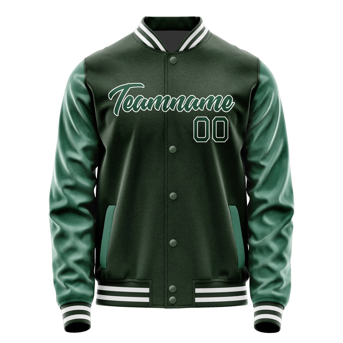 Custom Dark Green Green Jacket JA0606050618B21805