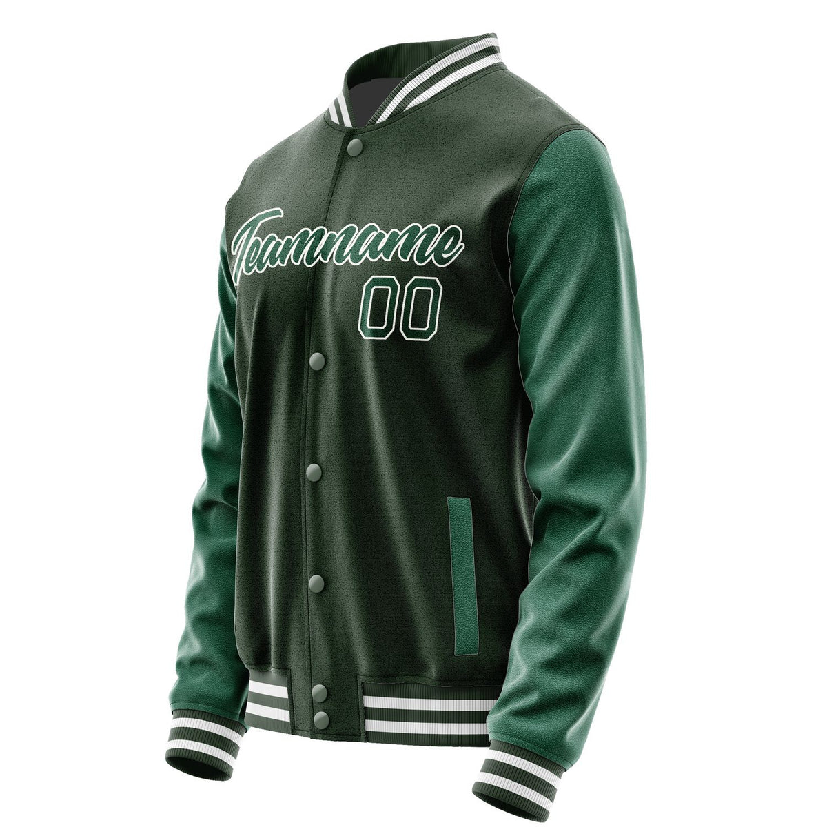 Custom Dark Green Green Jacket JA0606050618B21805