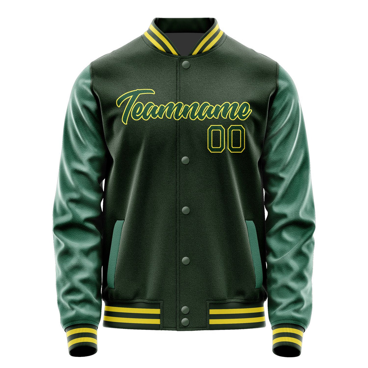 Custom Dark Green Green Jacket JA0606050626B22605