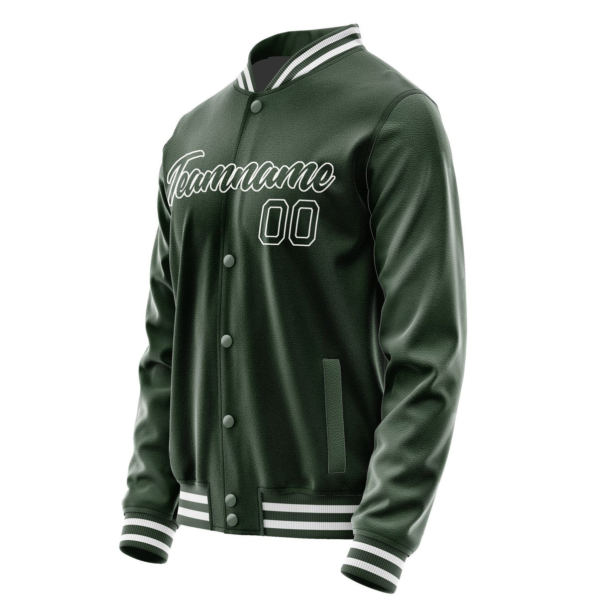 Custom Dark Green Dark Green Jacket JA0606060618B21806