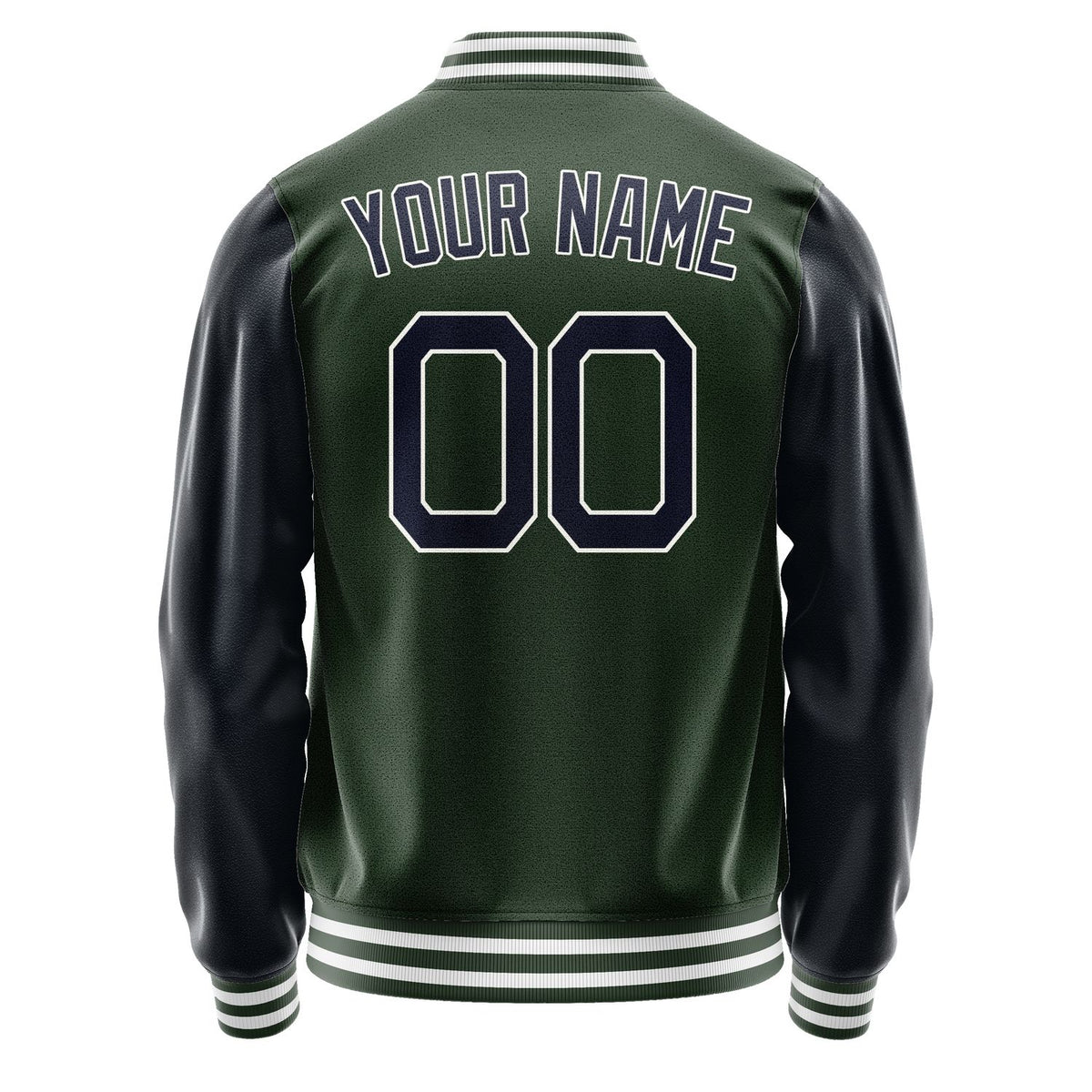 Custom Dark Green Navy Jacket JA0606110618B21811