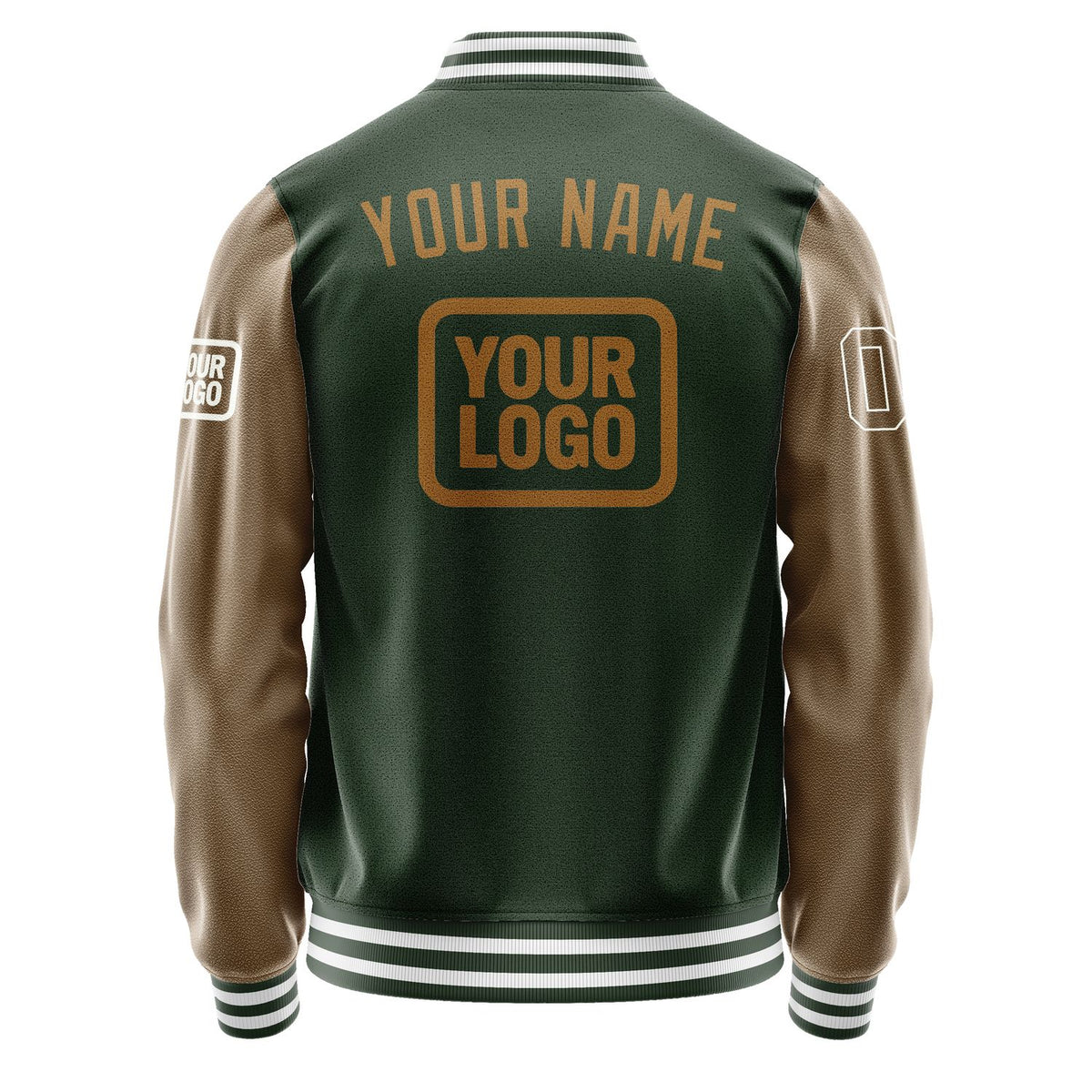 Custom Dark Green Khaki Jacket JA060622061818222218