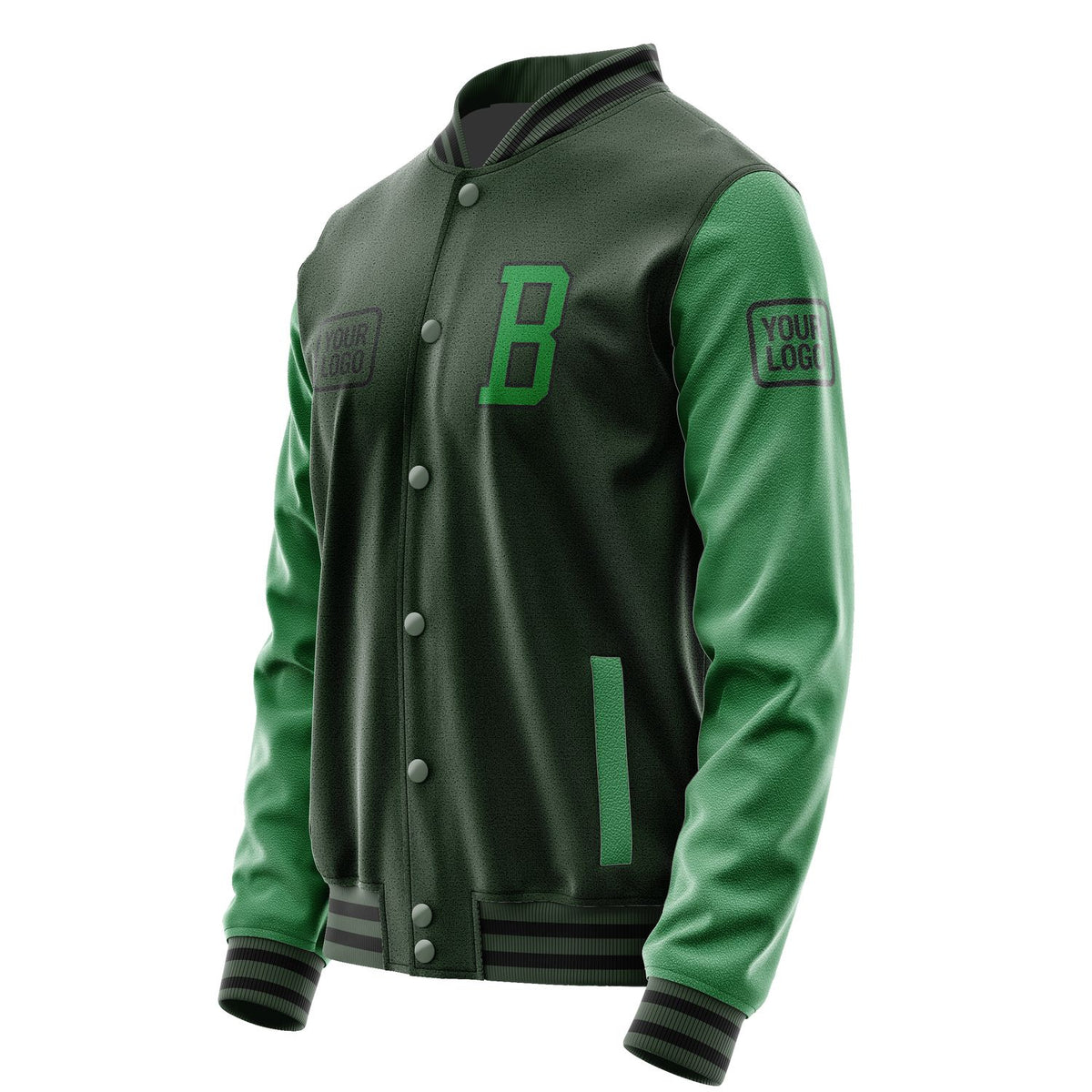 Custom Dark Green Emerald Green Jacket JA060624061717242417