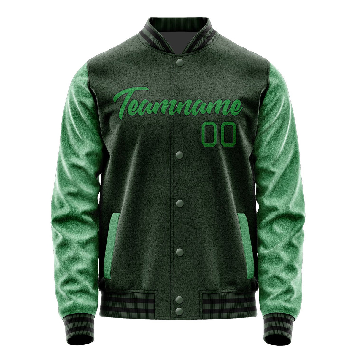 Custom Dark Green Emerald Green Jacket JA0606240617B21724