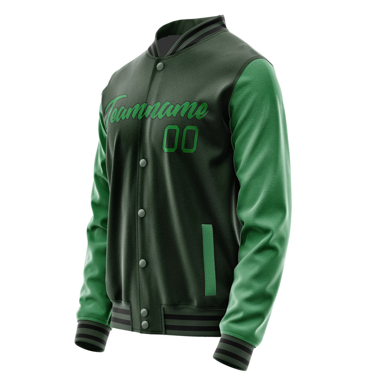 Custom Dark Green Emerald Green Jacket JA0606240617B21724