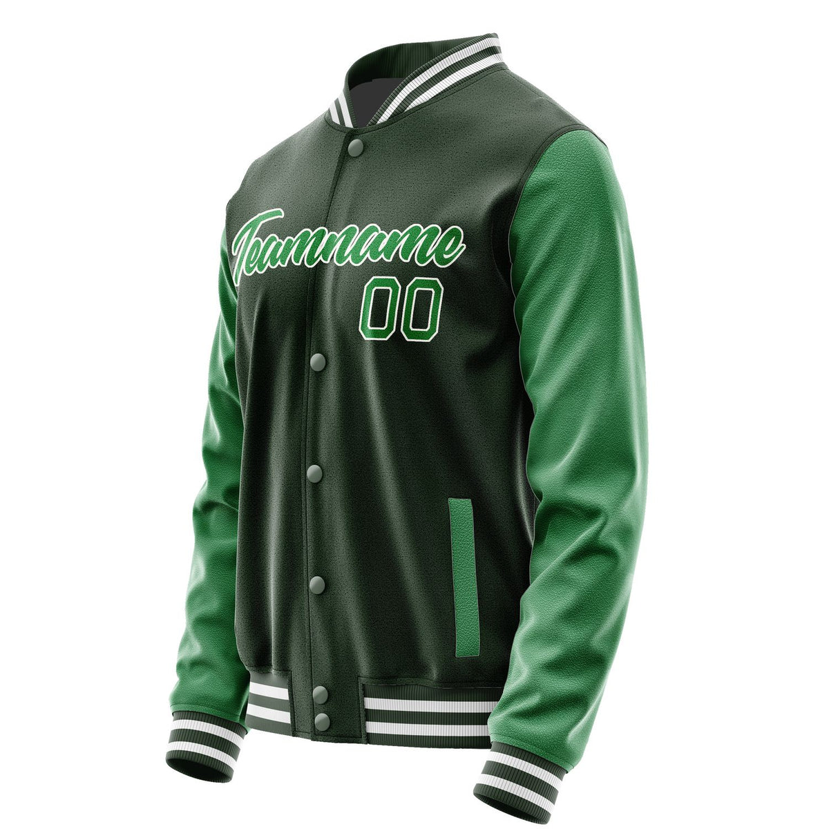 Custom Dark Green Emerald Green Jacket JA0606240618B21824