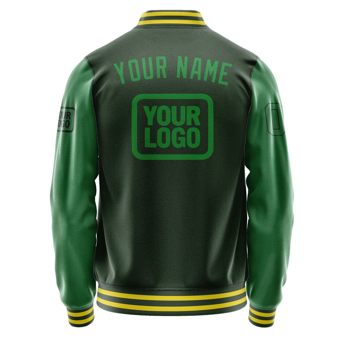 Custom Dark Green Emerald Green Jacket JA060624062617242417