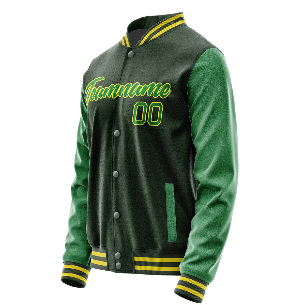 Custom Dark Green Emerald Green Jacket JA0606240626B22624