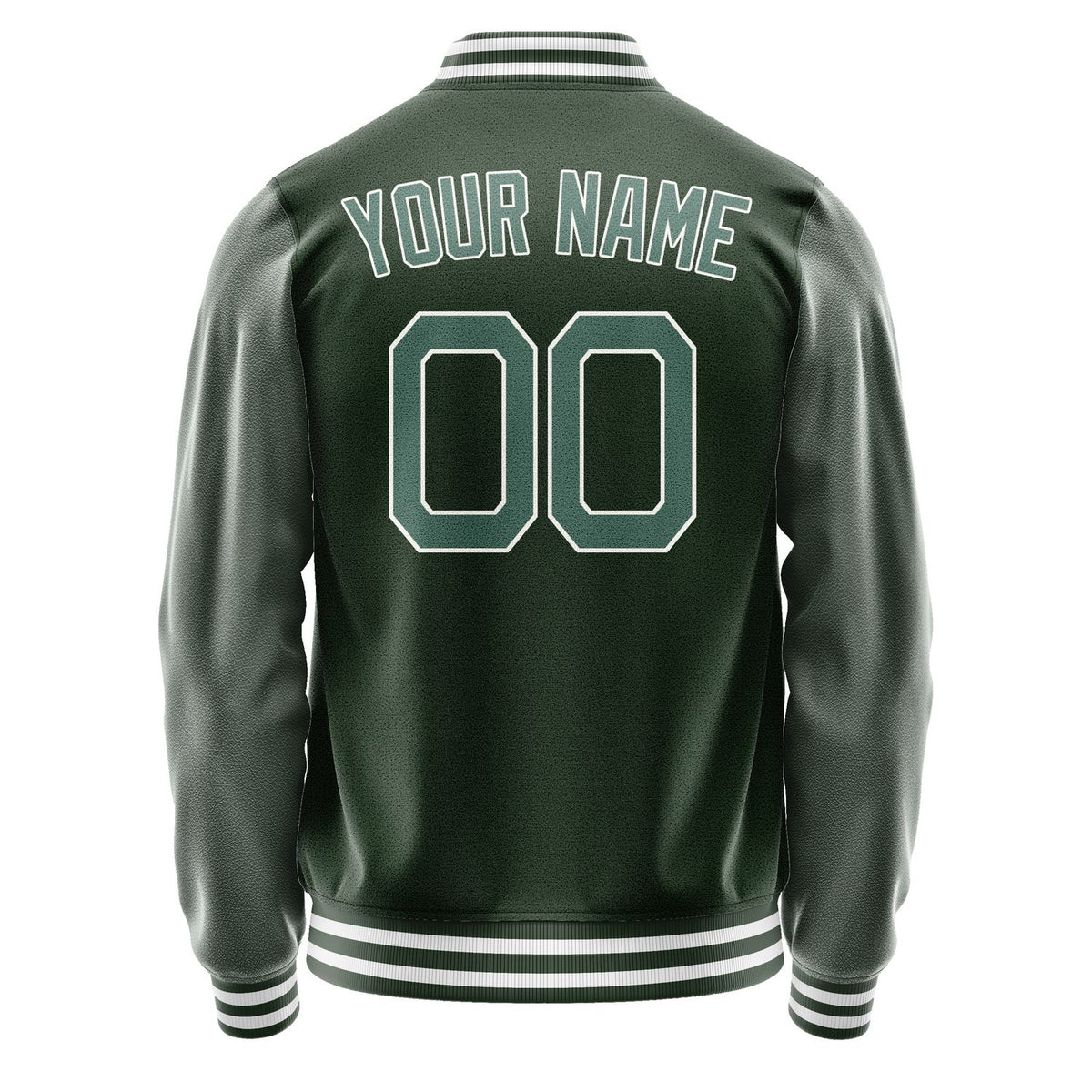 Custom Dark Green Blue Green Jacket JA0606270618B21827