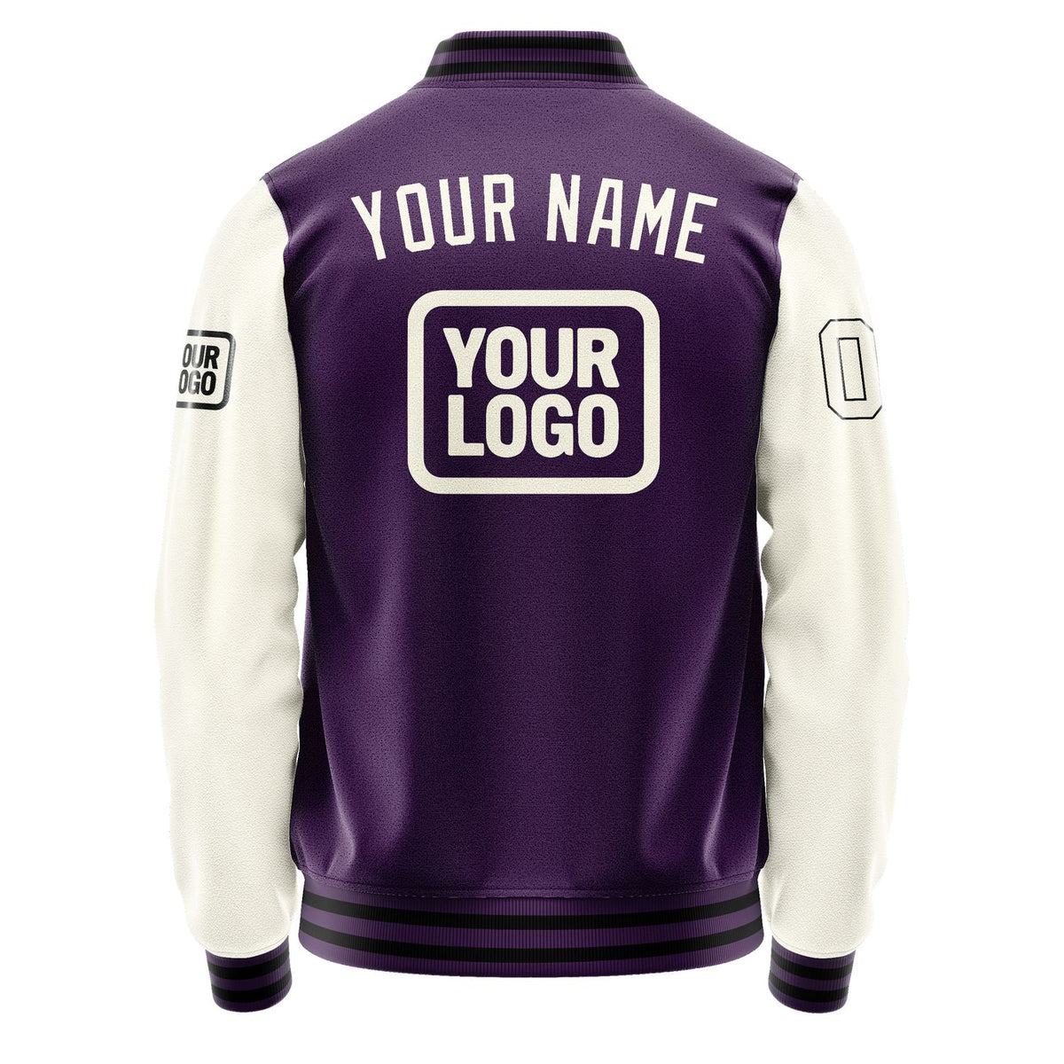 Custom Purple Cream Jacket JA070703071717030317