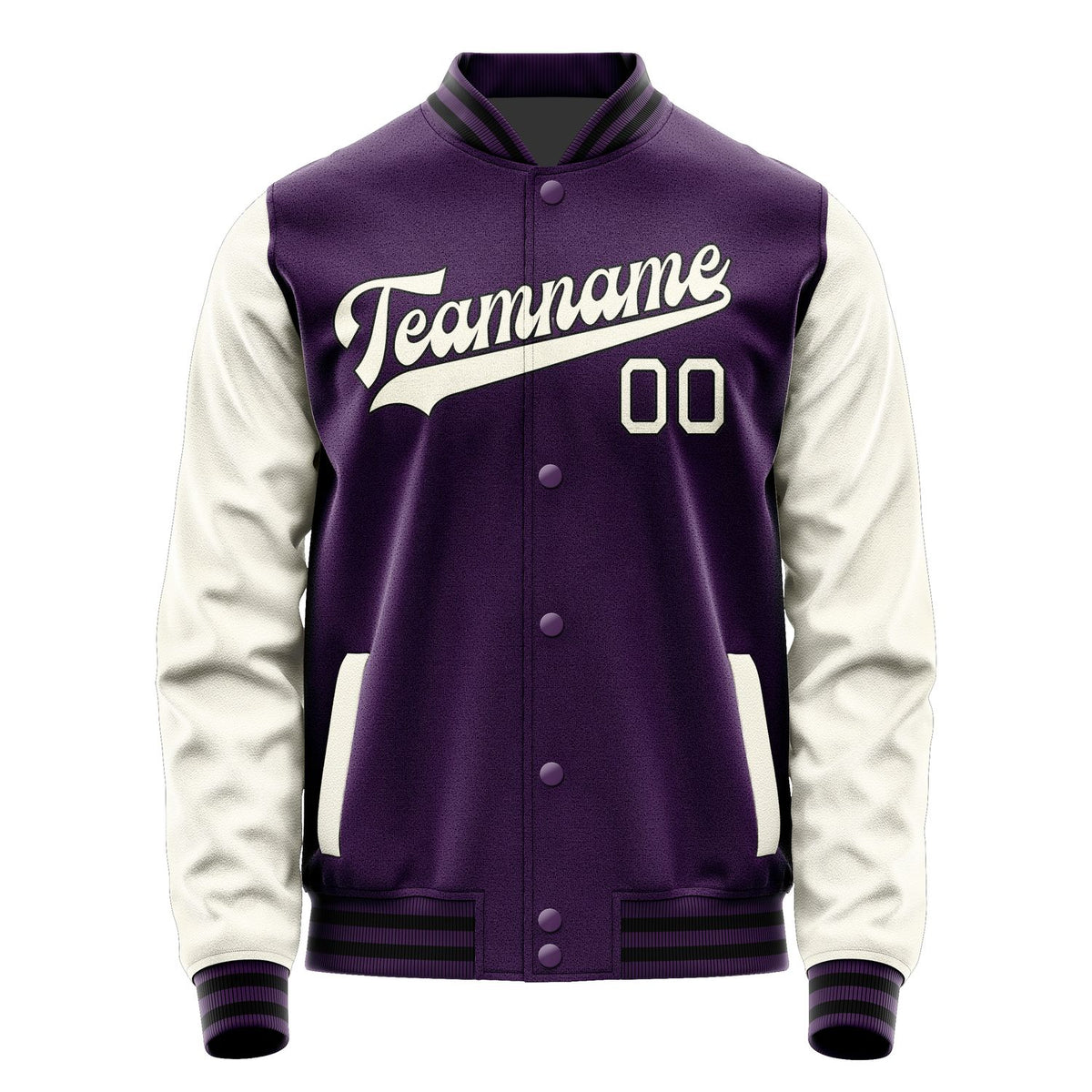 Custom Purple Cream Jacket JA0707030717B31703