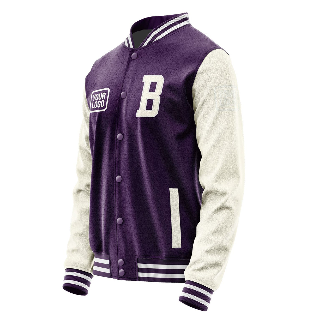 Custom Purple Cream Jacket JA070703071818030318