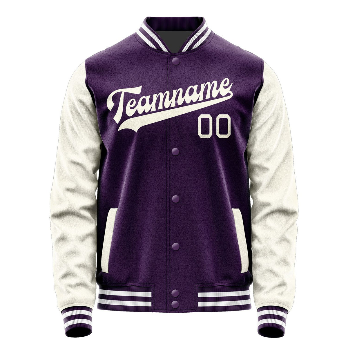 Custom Purple Cream Jacket JA0707030718B31803