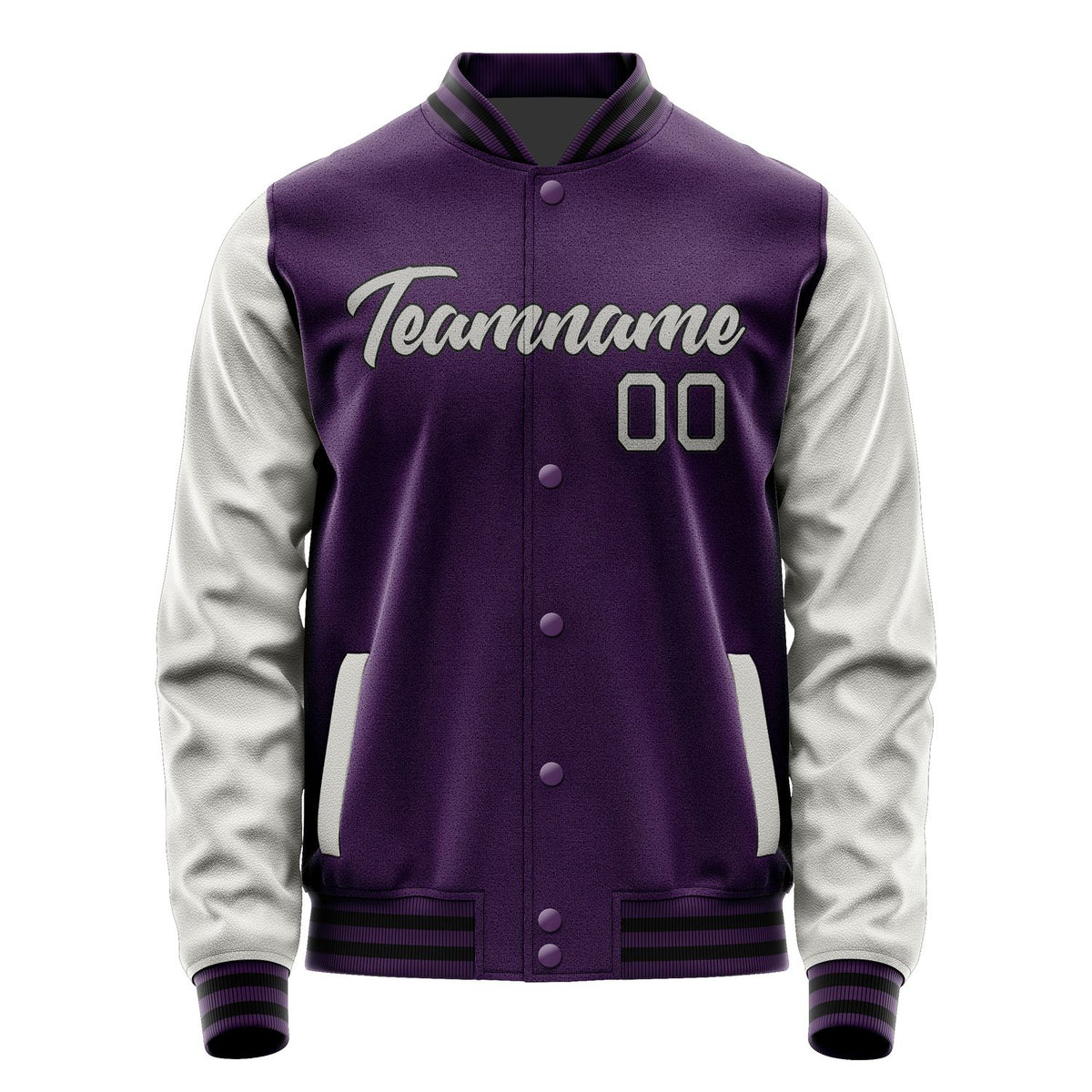 Custom Purple Cream Jacket JA0707030719B21903