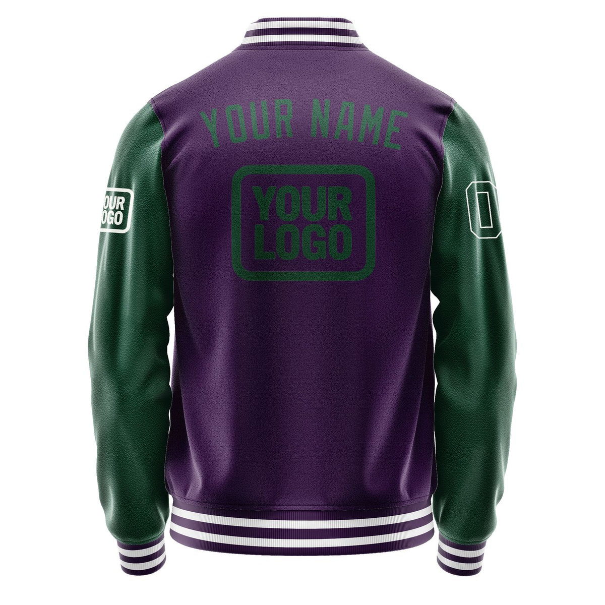 Custom Purple Green Jacket JA070705071818050518