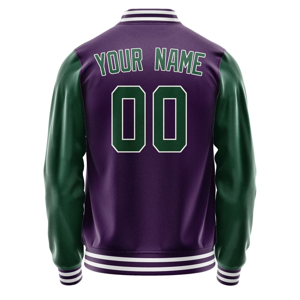 Custom Purple Green Jacket JA0707050718B31805