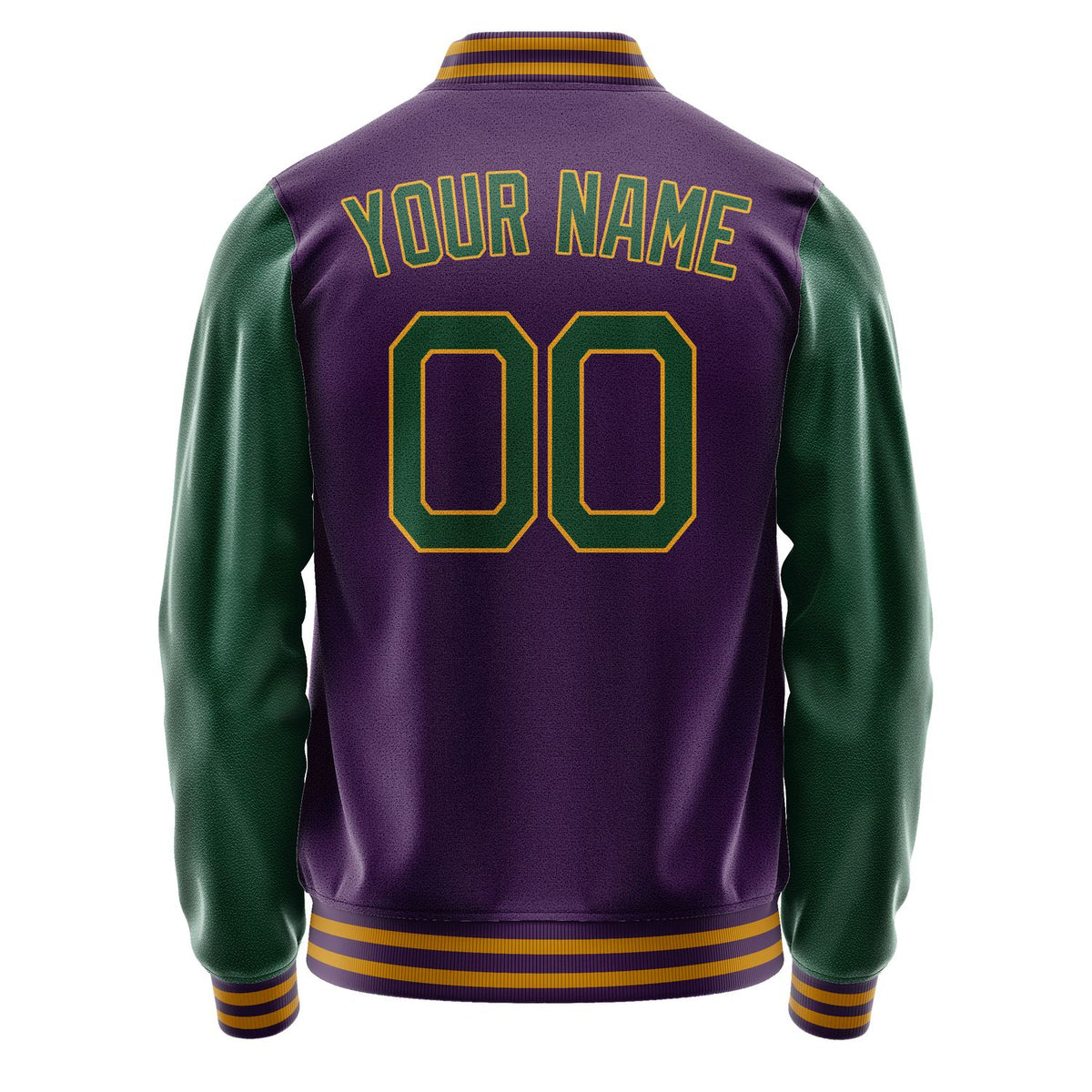 Custom Purple Green Jacket JA0707050718B21805