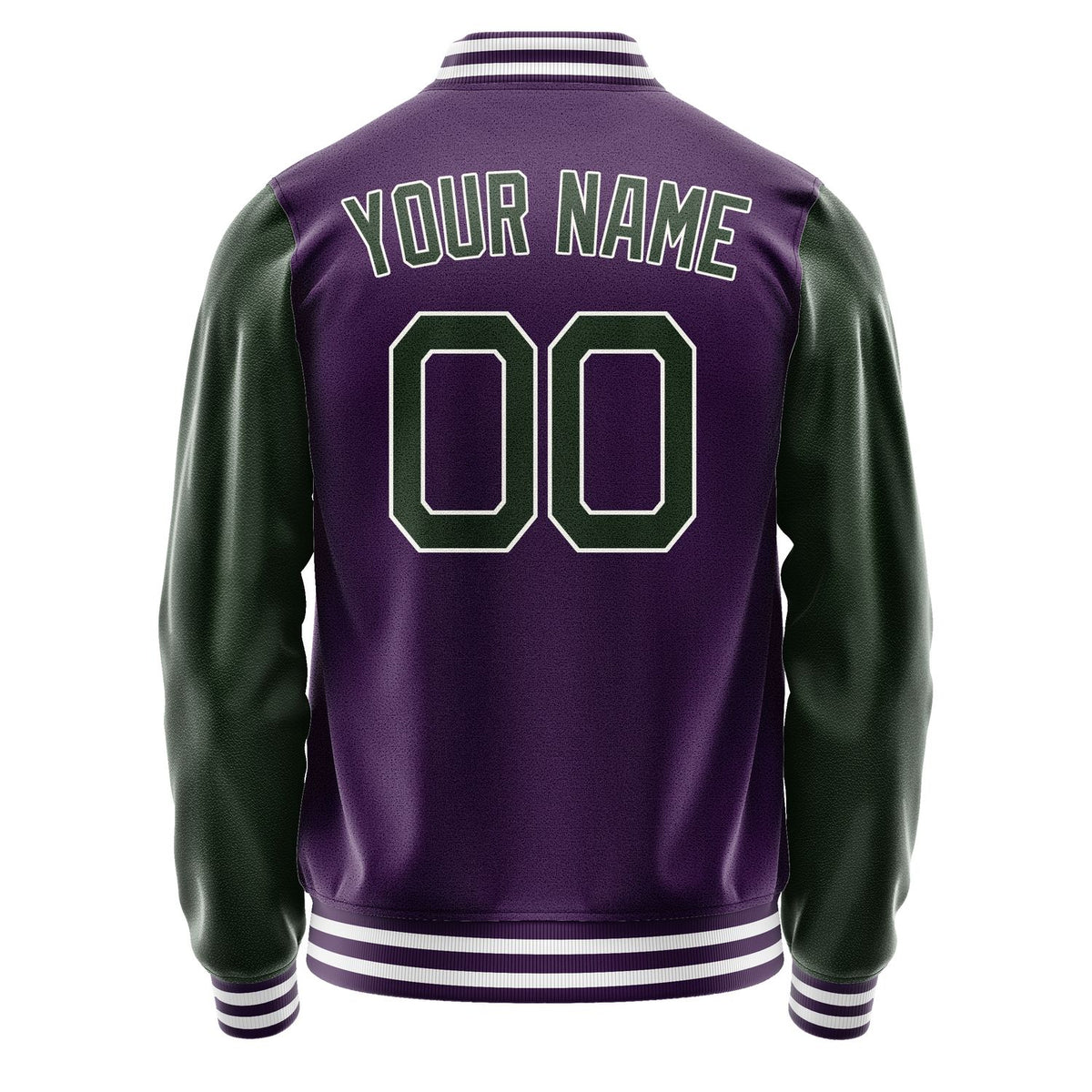 Custom Purple Green Jacket JA0707050719B21905