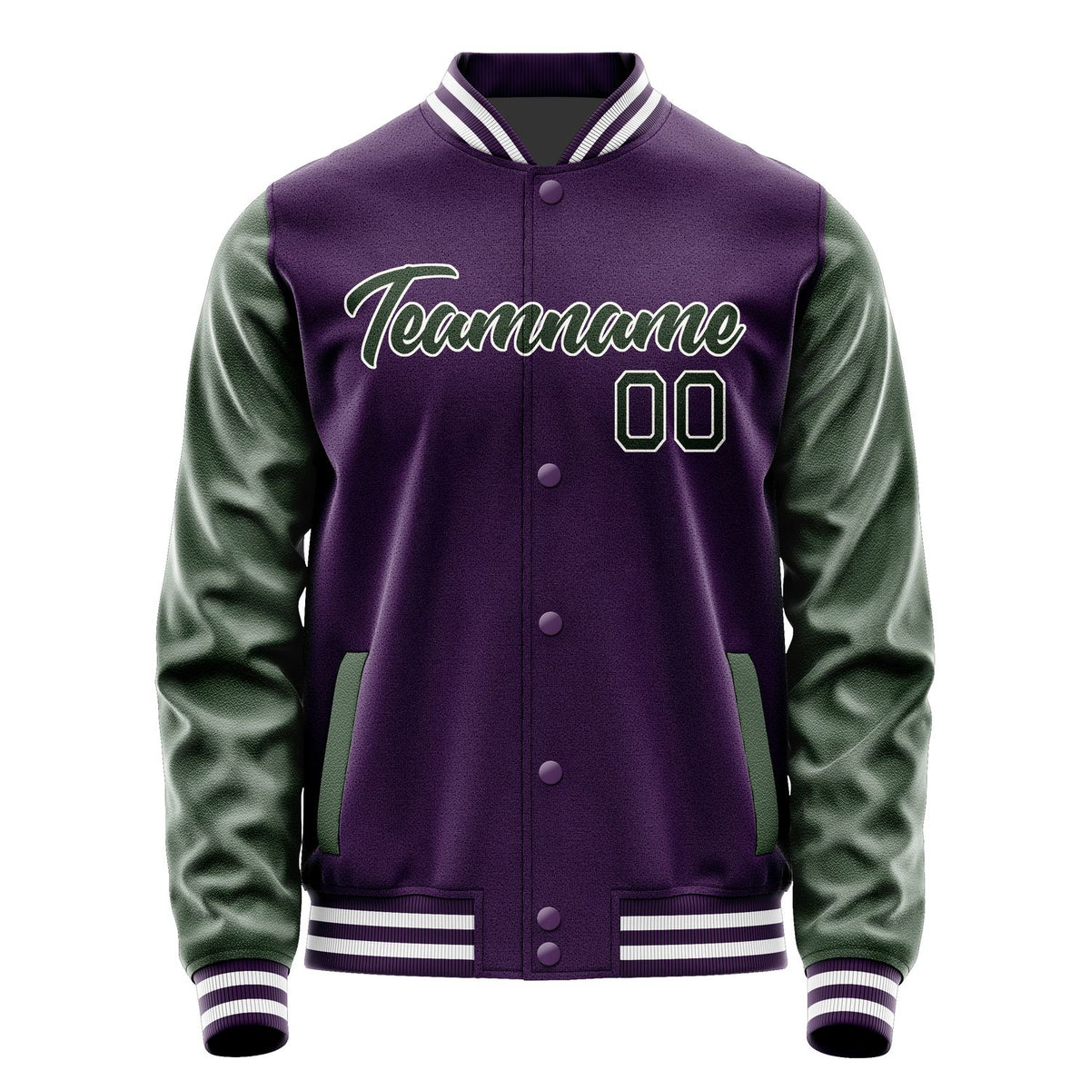 Custom Purple Green Jacket JA0707050719B21905