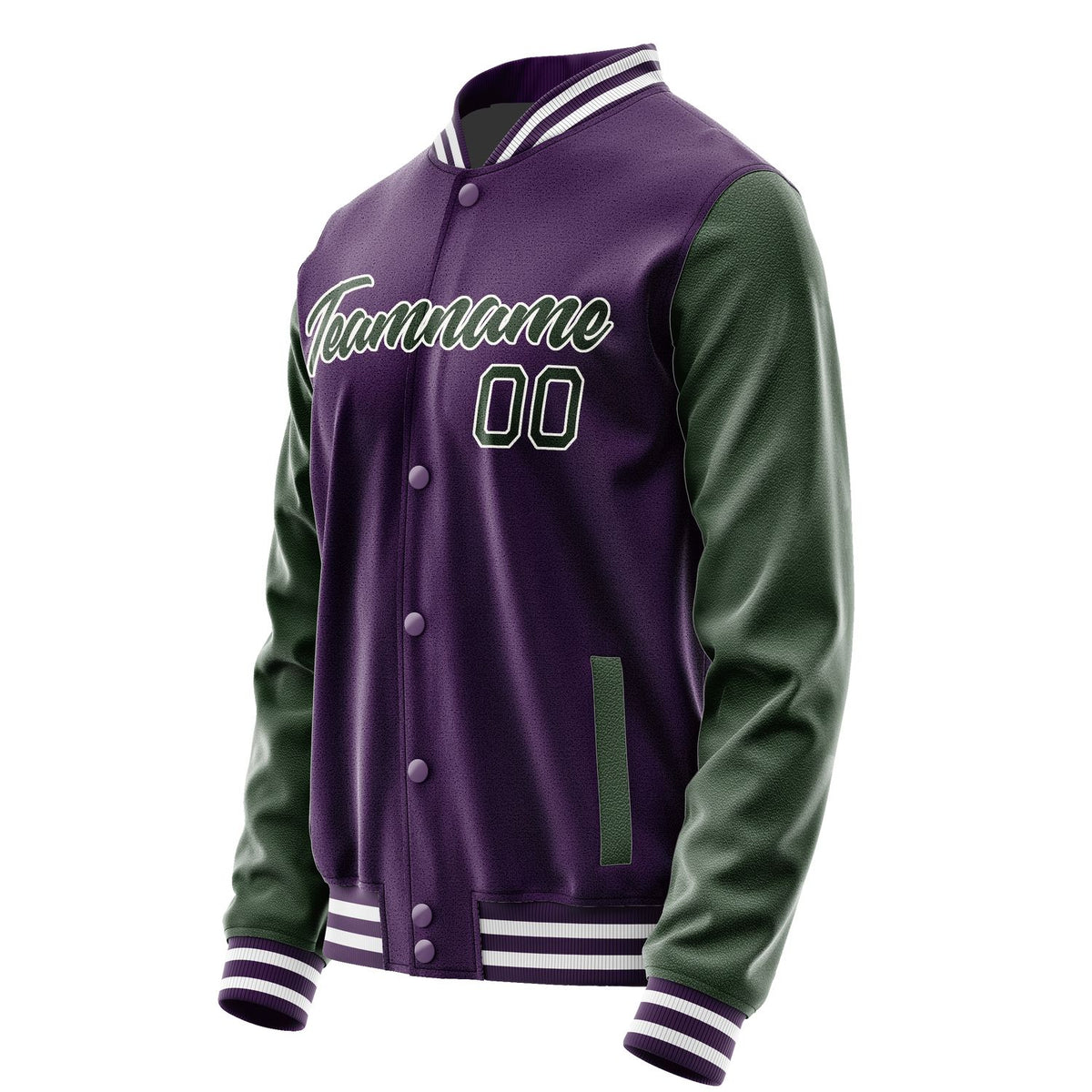 Custom Purple Green Jacket JA0707050719B21905