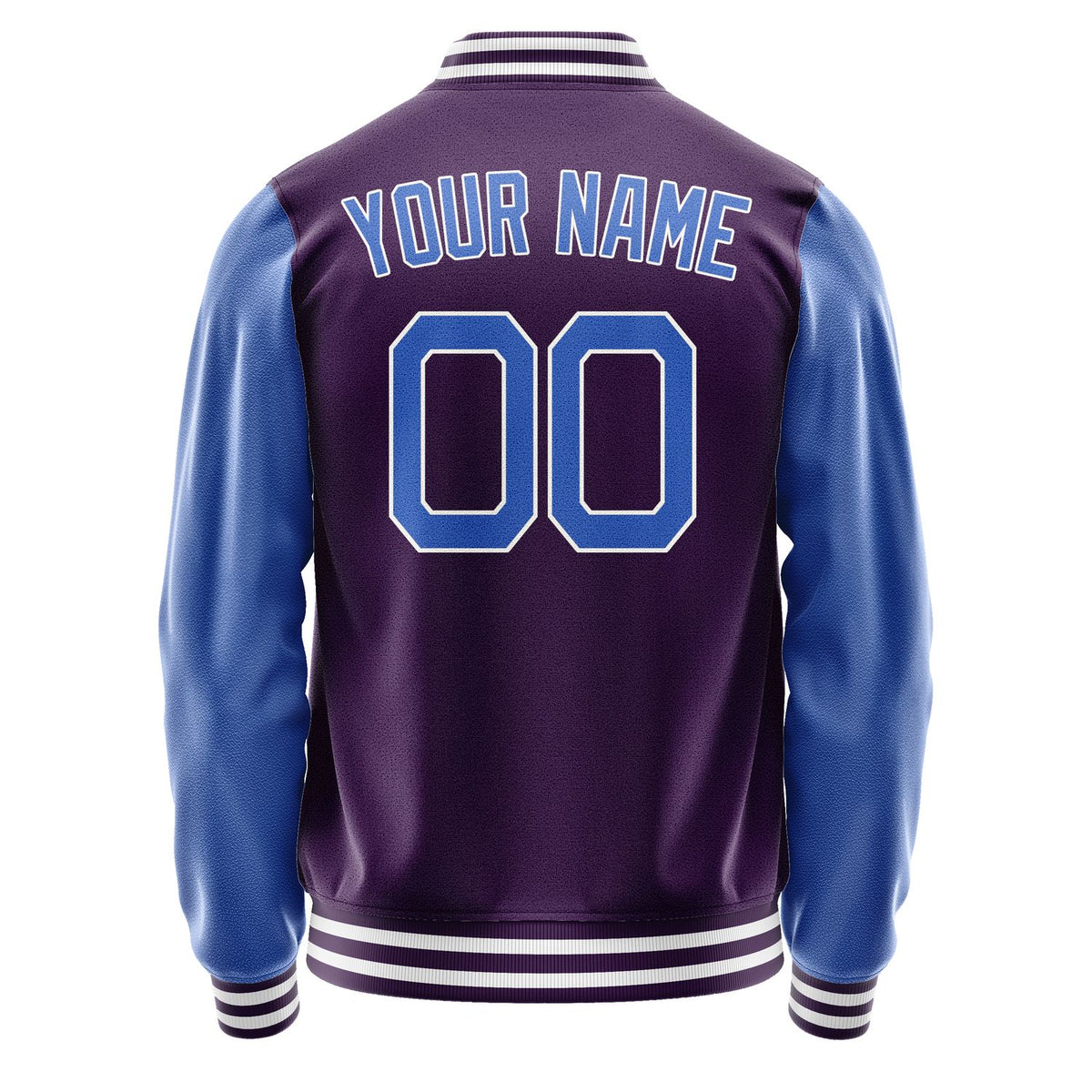 Custom Purple Sky Blue Jacket JA0707090717B21709