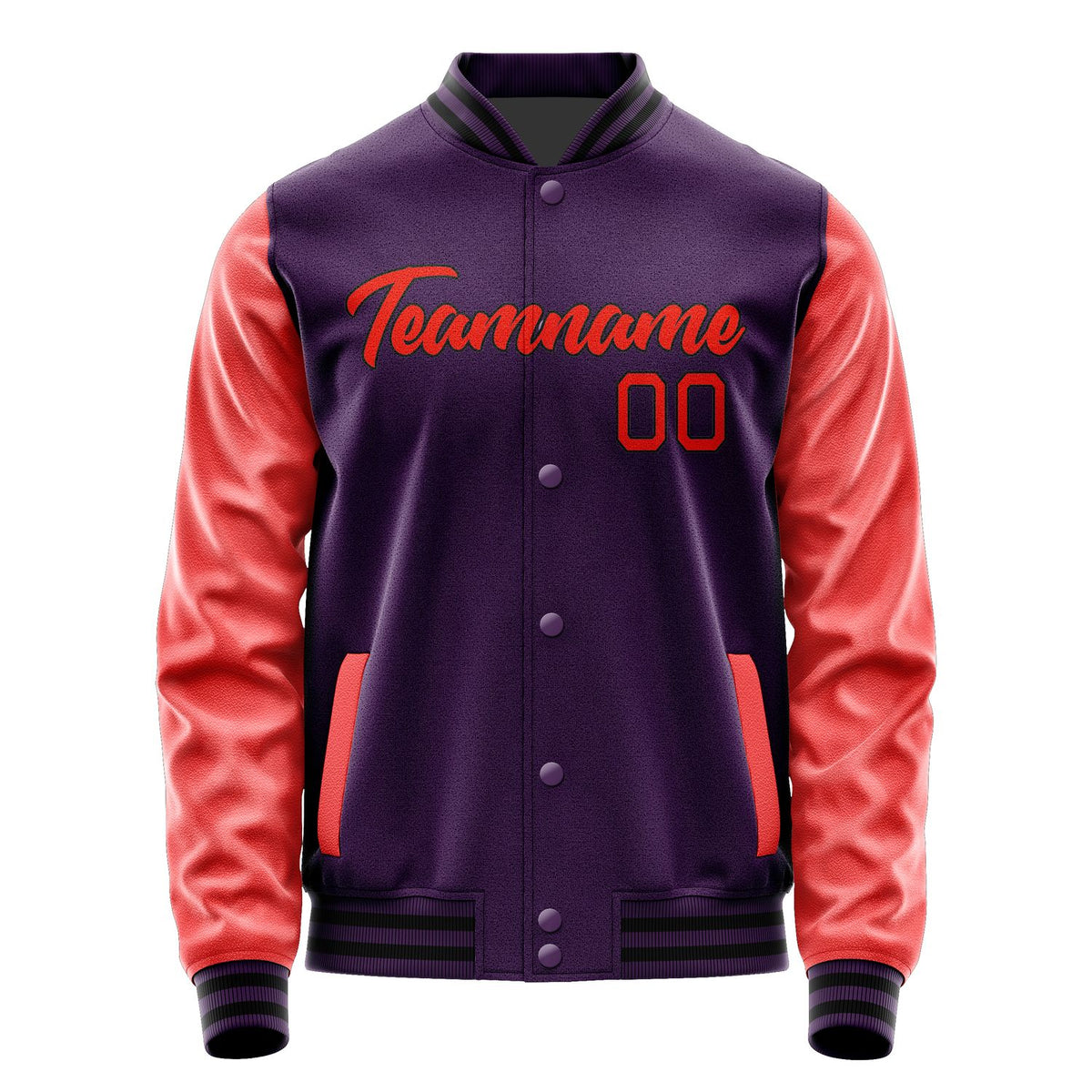 Custom Purple Navy Jacket JA0707110719B21911