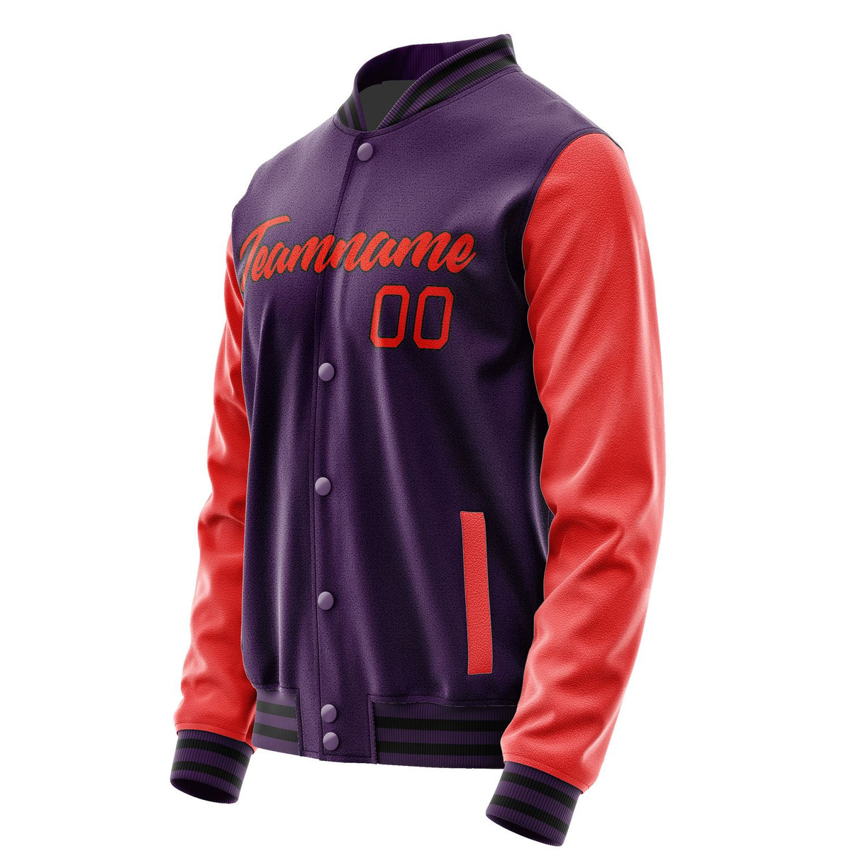 Custom Purple Navy Jacket JA0707110719B21911