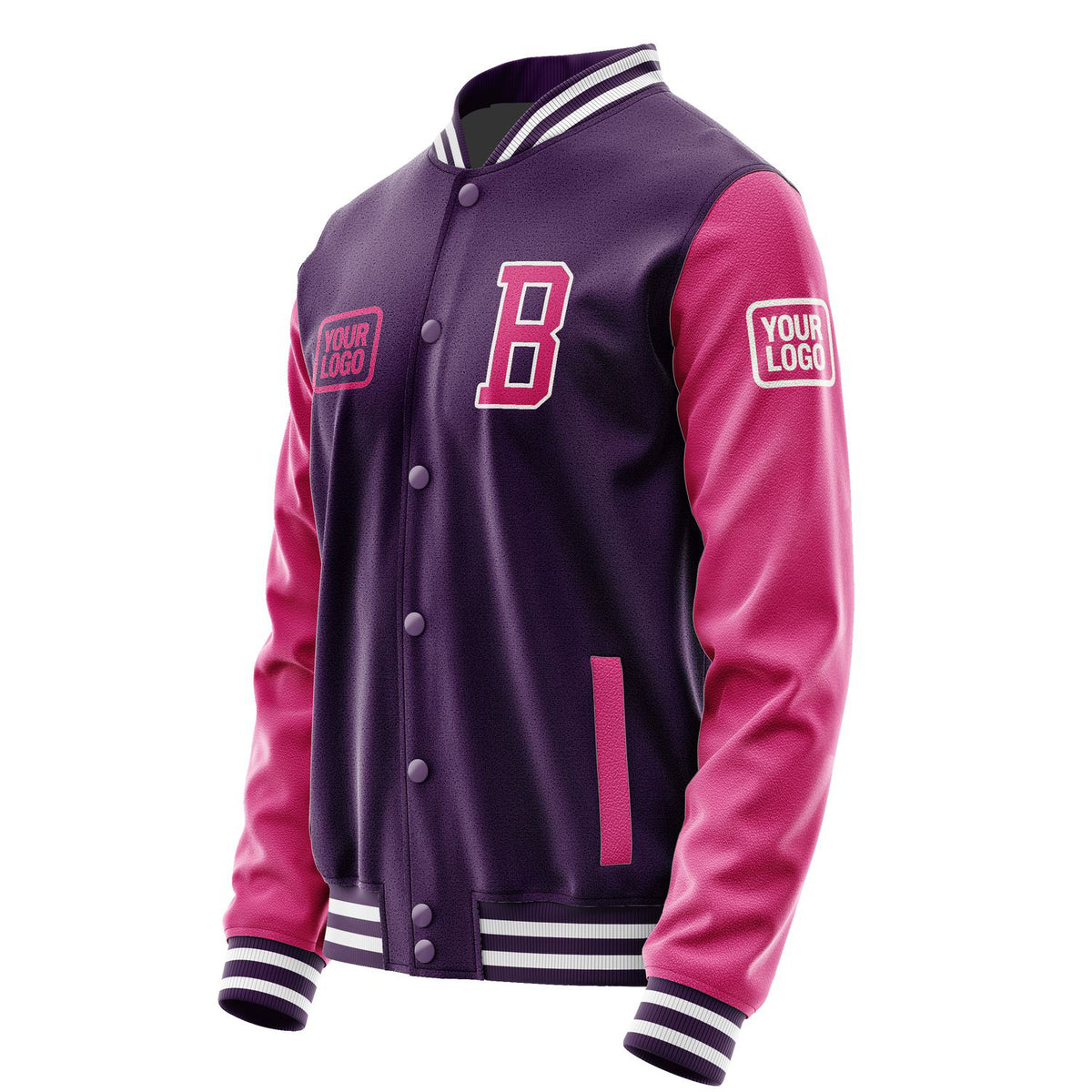 Custom Purple Pink Jacket JA070713071818131318