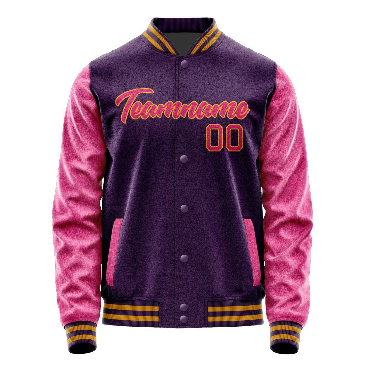 Custom Purple Pink Jacket JA0707130718B21813