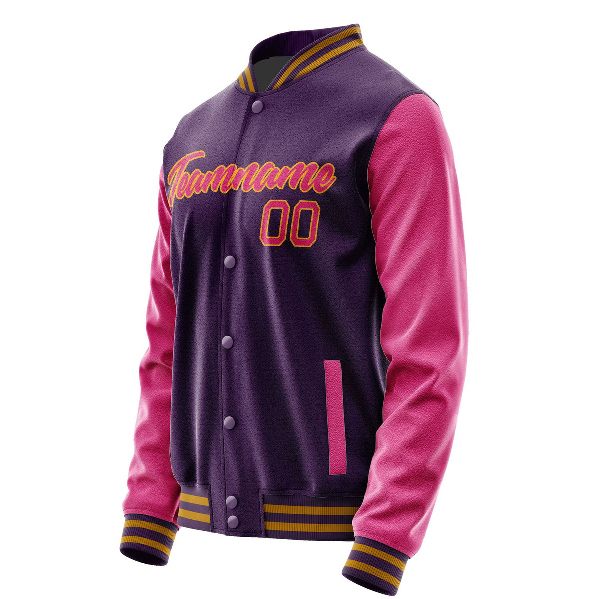 Custom Purple Pink Jacket JA0707130718B21813