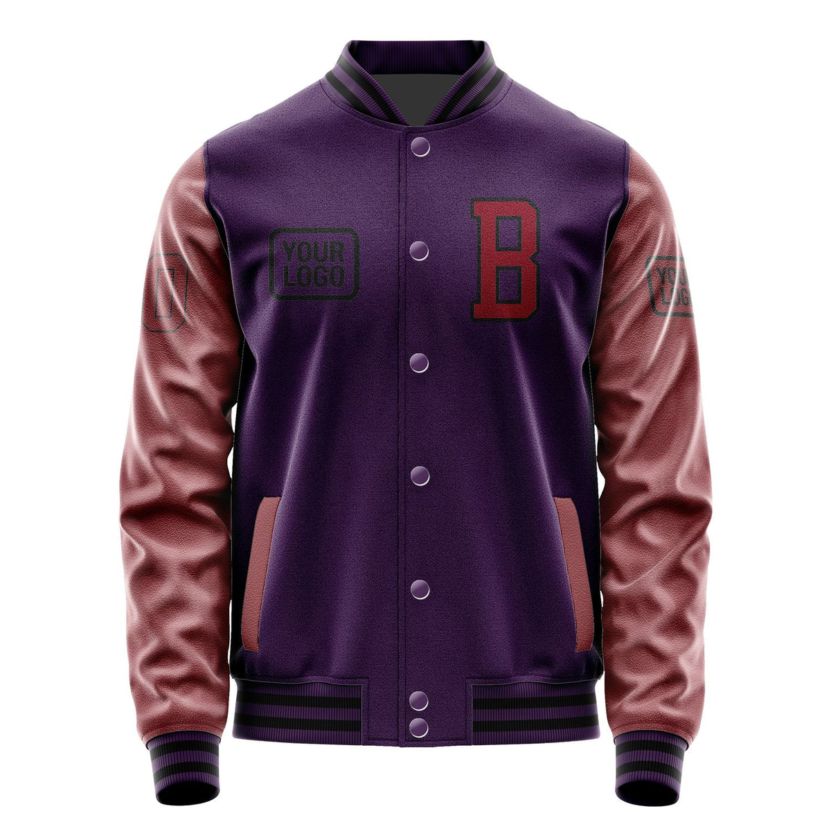 Custom Purple Crimson Red Jacket JA070715071717151517