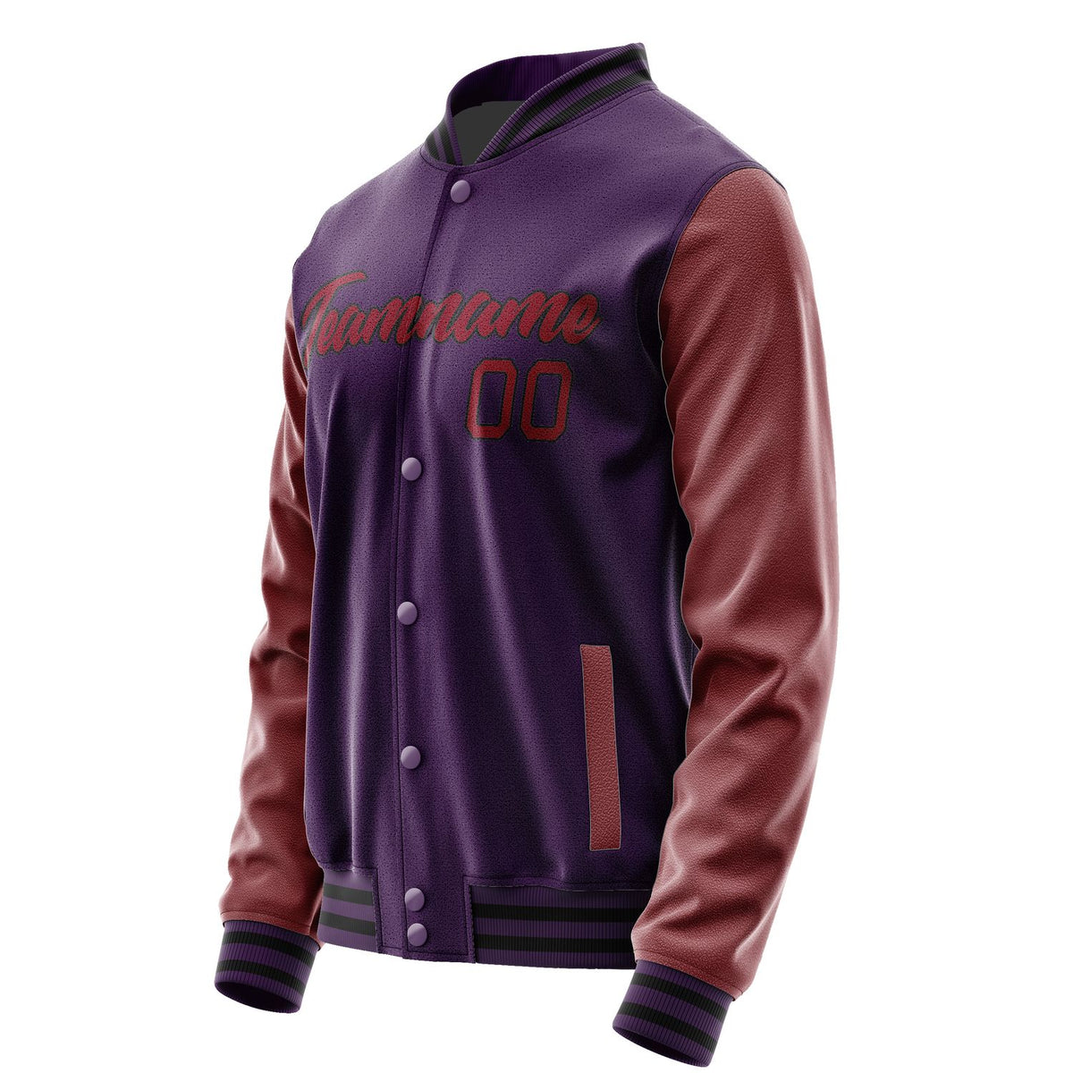 Custom Purple Red Jacket JA0707140719B21914