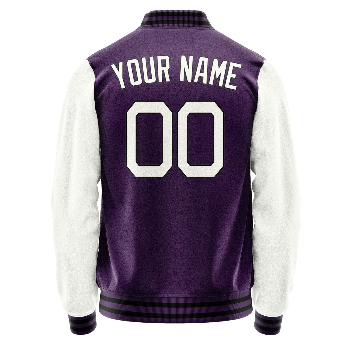 Custom Purple Black Jacket JA0707170719B21917