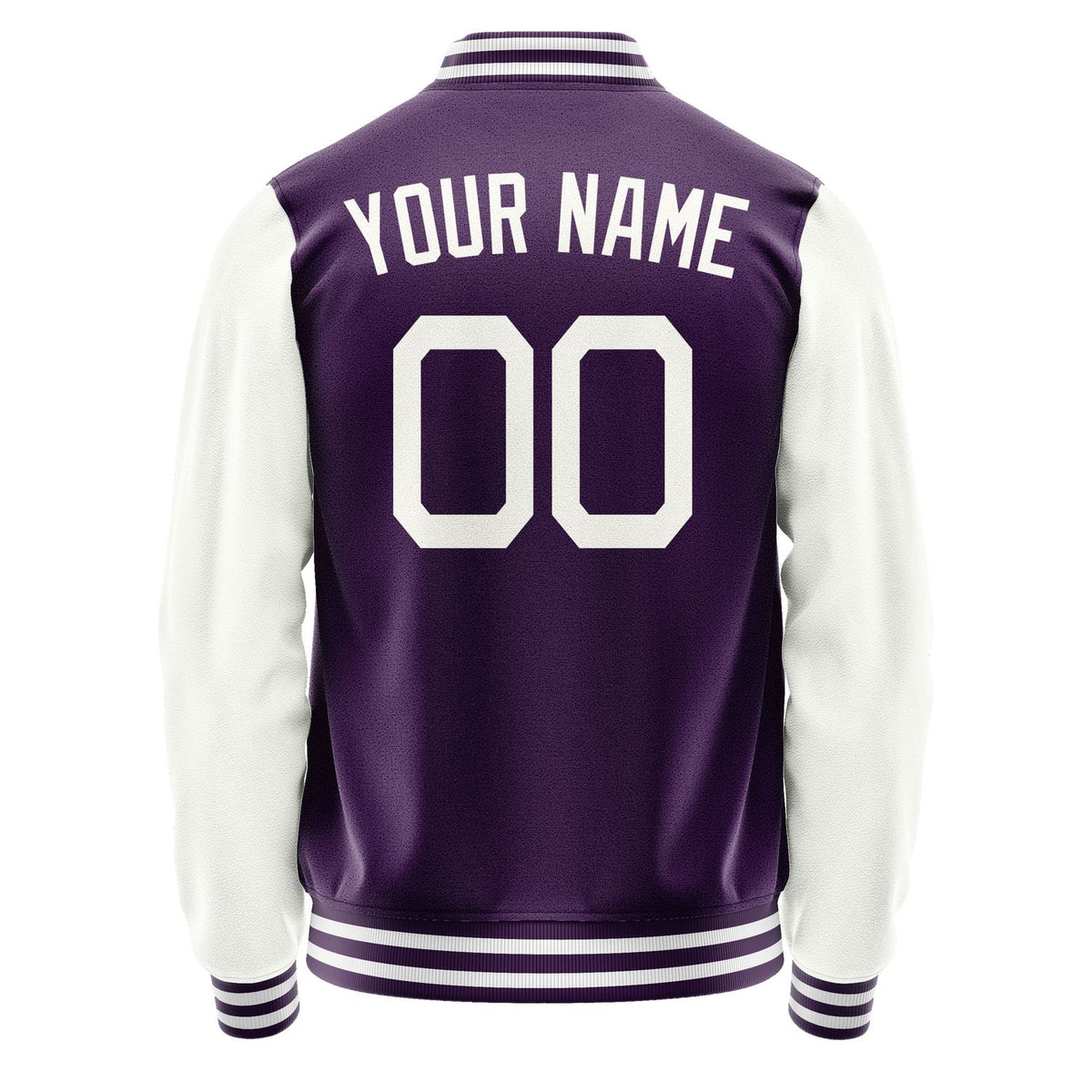 Custom Purple White Jacket JA0707180717B21718