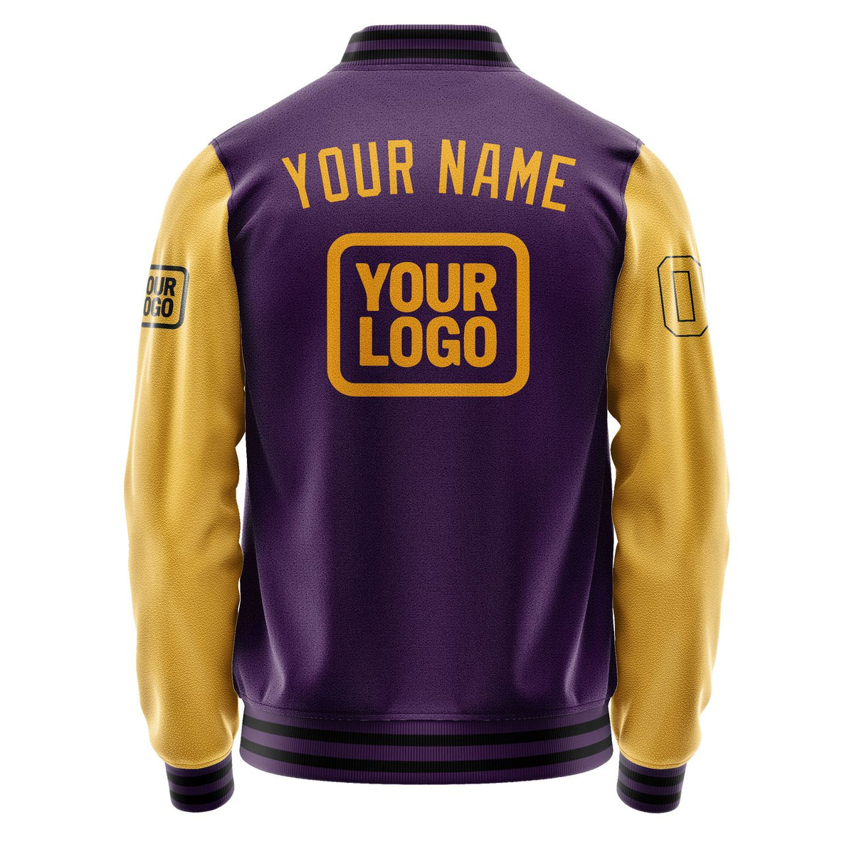 Custom Purple Yellow Jacket JA070719071717191917