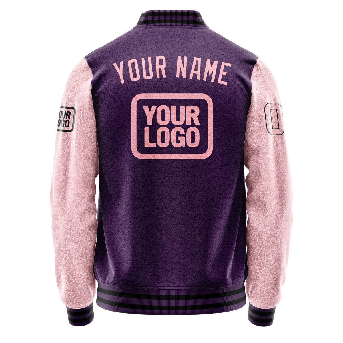 Custom Purple Light Pink Jacket JA070721071717212117