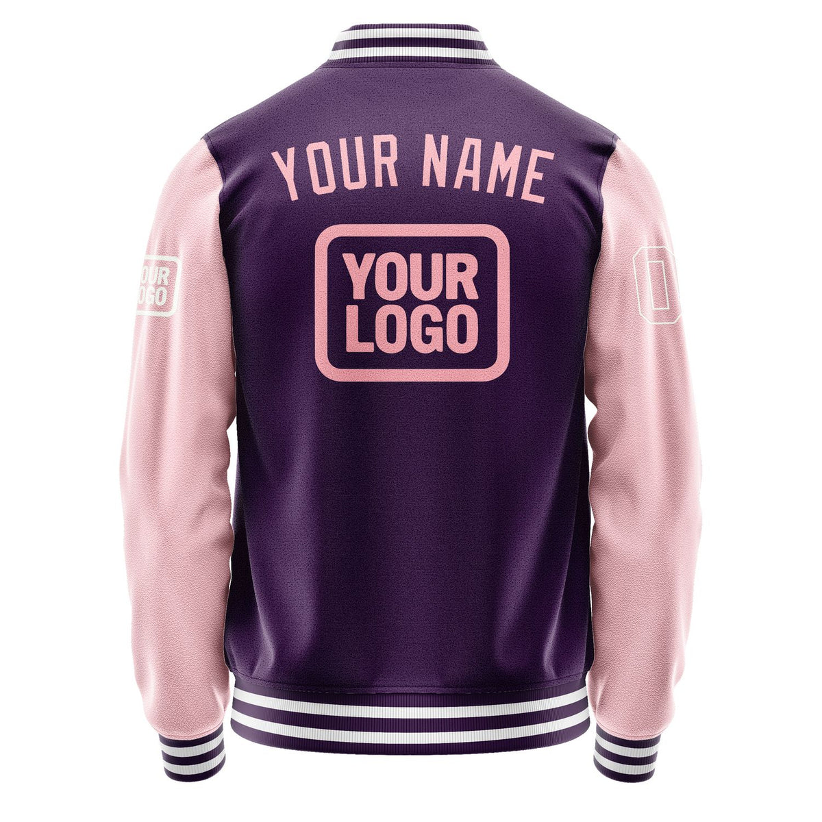 Custom Purple Light Pink Jacket JA070721071818212118