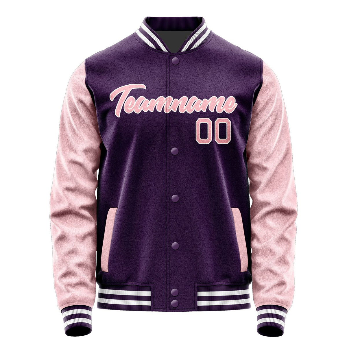 Custom Purple Light Pink Jacket JA0707210717B21721