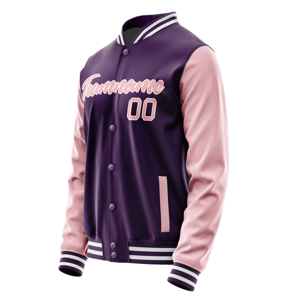 Custom Purple Light Pink Jacket JA0707210717B21721